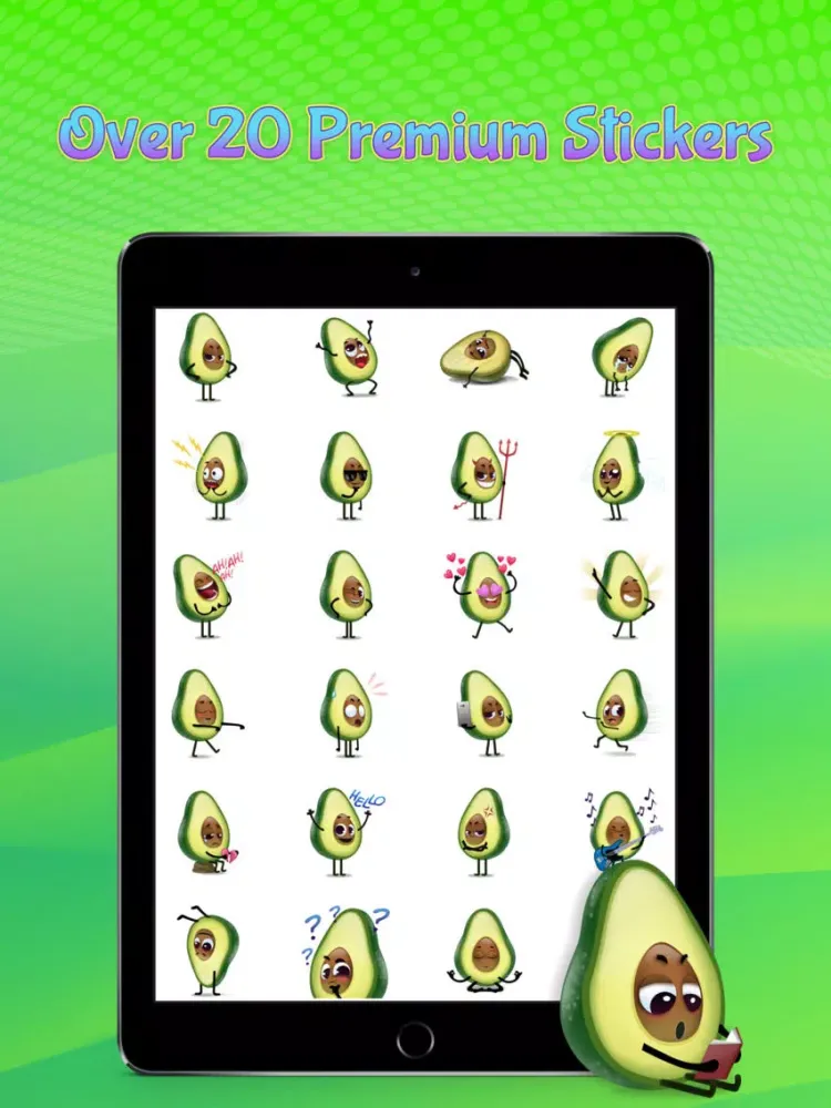 تصاویر Avocad'oh by Moji iPad 