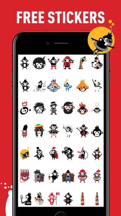Tangkapan skrin Bira91 Stickers