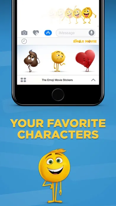 Zrzuty ekranu The Emoji Movie Stickers