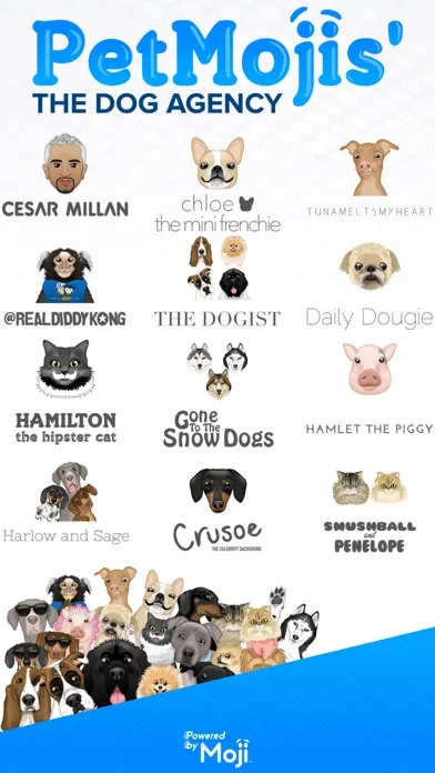 Zrzuty ekranu PetMojis' by The Dog Agency