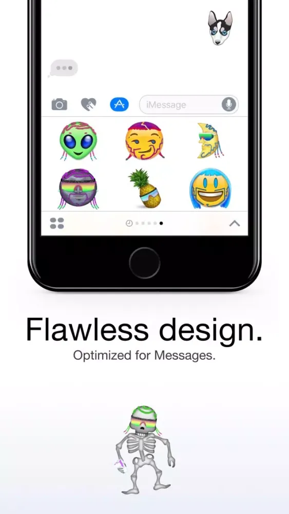 Zrzuty ekranu Riff Raff by Moji Stickers