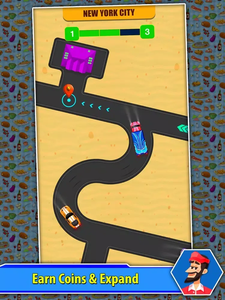 Zrzuty ekranu Deliver Me: Food Delivery Game iPad 
