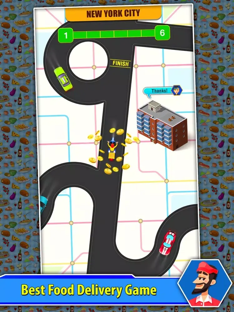 Zrzuty ekranu Deliver Me: Food Delivery Game iPad 