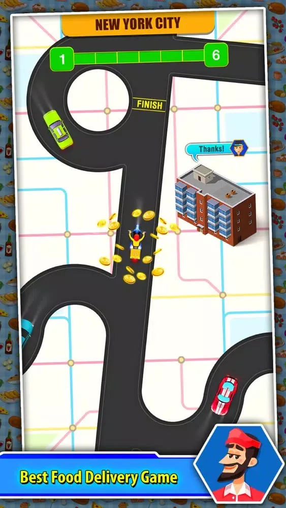 Zrzuty ekranu Deliver Me: Food Delivery Game