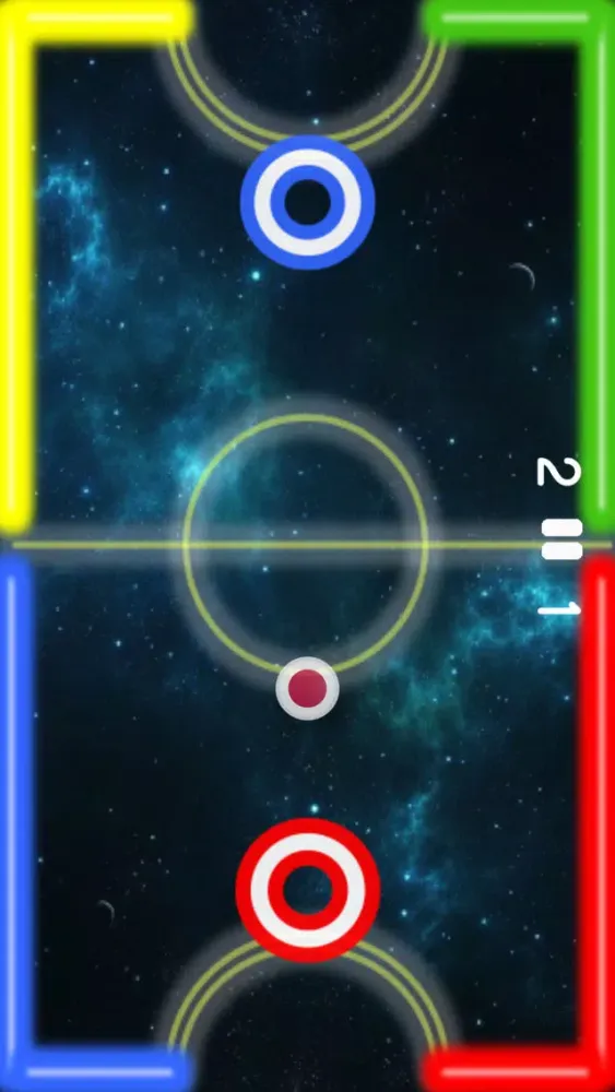 Screenshot di Neon Air Hockey Pro