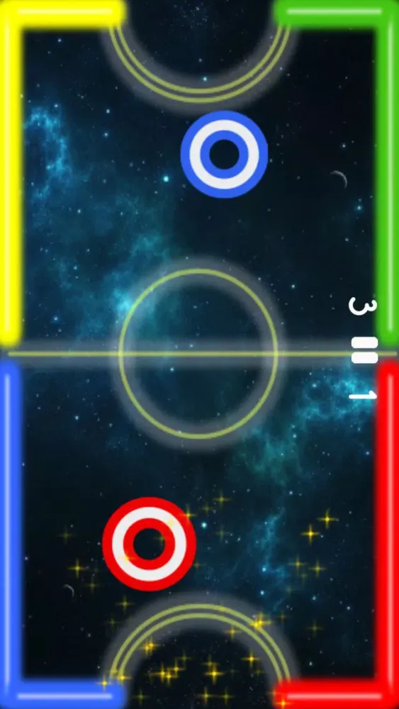 Screenshot di Neon Air Hockey Pro