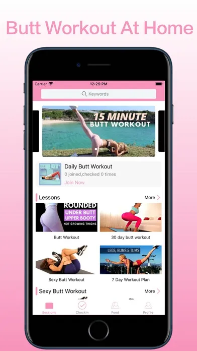 Capturas de pantalla de Butt Workout & Female Fitness