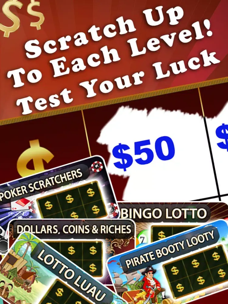 Tangkapan layar Lotto Super Duper Scratch - Lottery Ticket Scratchers iPad 