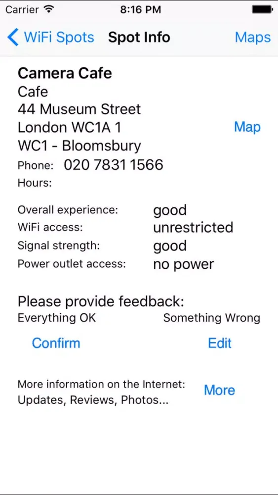 London Free WiFi應用截圖