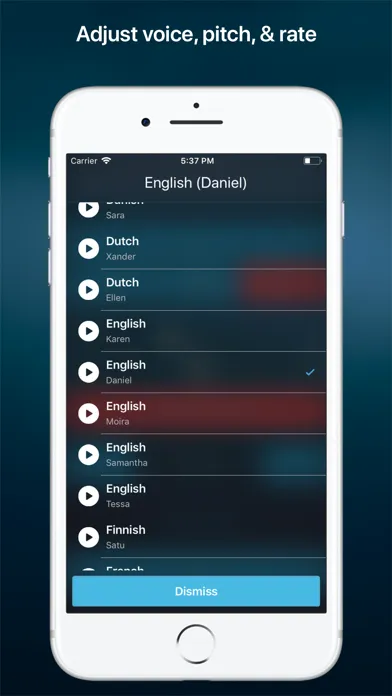 Capturas de pantalla de Speak • Speech Synthesizer