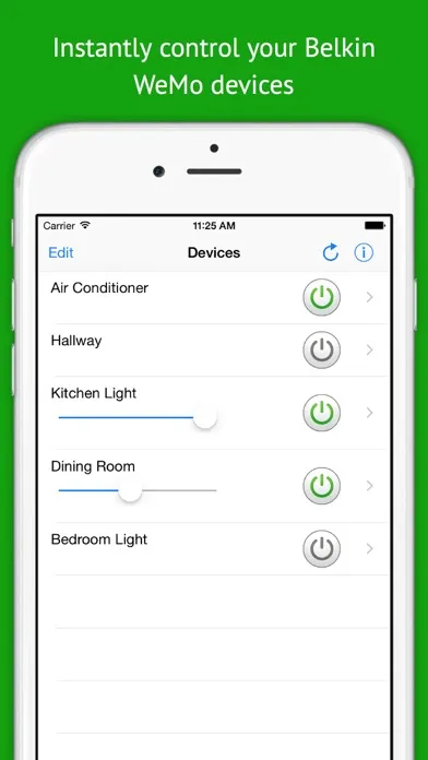 Control+ Quickly control your Belkin WeMo devices for Apple Watch 스크린샷