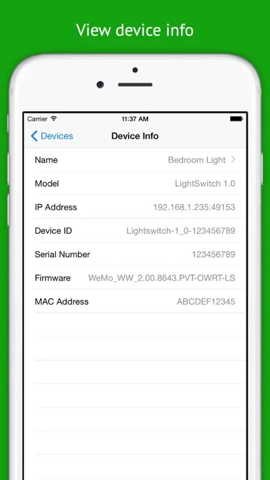 Control+ Quickly control your Belkin WeMo devices for Apple Watch 스크린샷