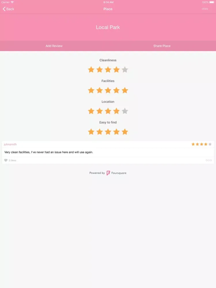 Ảnh chụp màn hình của Gender Neutral Toilet Finder iPad 
