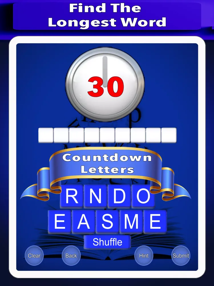 Скриншоты Letters and Numbers Countdown