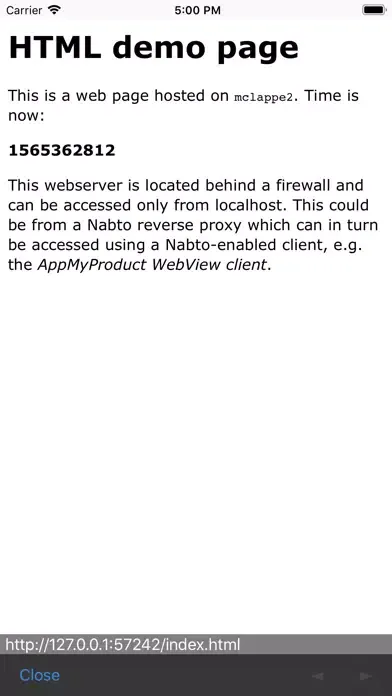AppMyProduct WebView Screenshots