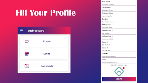 Business Card Maker Screenshots