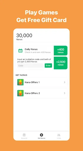 Captures d'écran de AppNana: Gift Cards Rewards