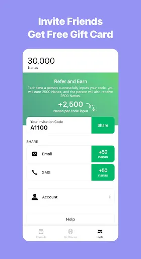 Captures d'écran de AppNana: Gift Cards Rewards