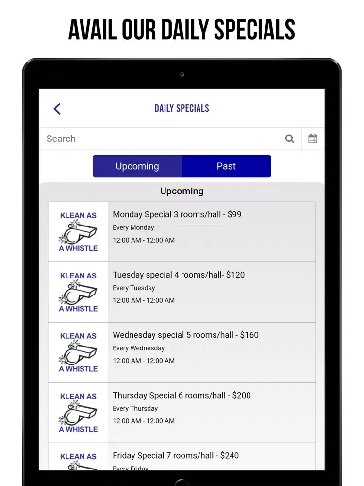 Klean As A Whistle iPad  سکرین شاٹس