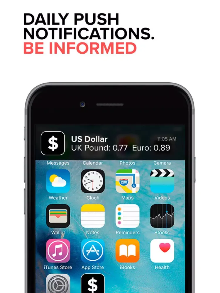 Screenshot di US Dollar exchange rate USD iPad 