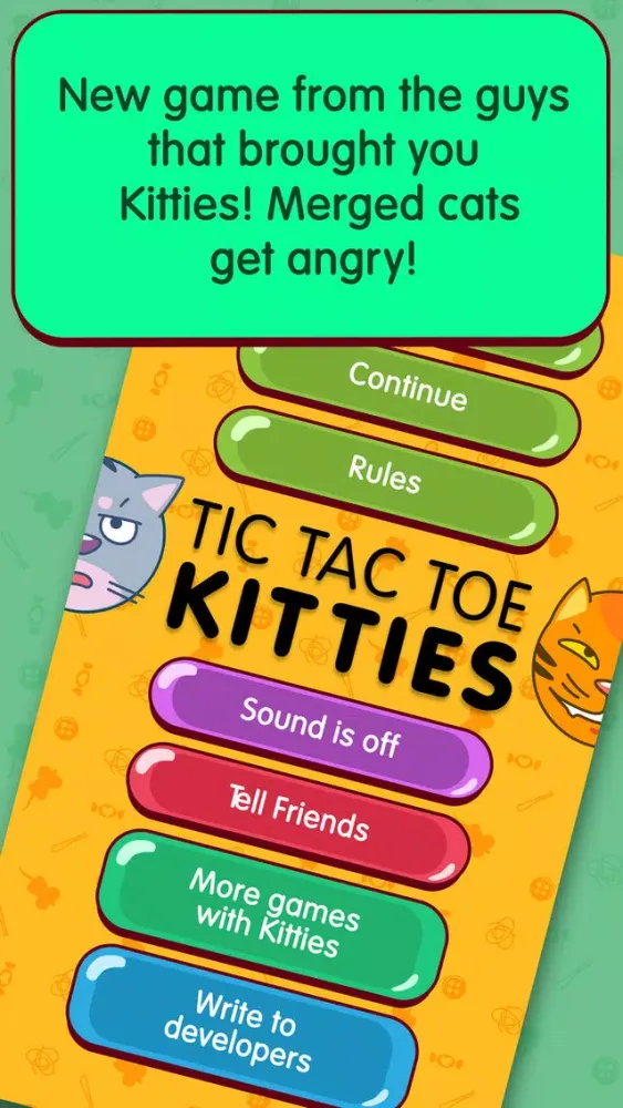 صور Tic Tac Toe 2 player games with Sly Kitties! PRO!