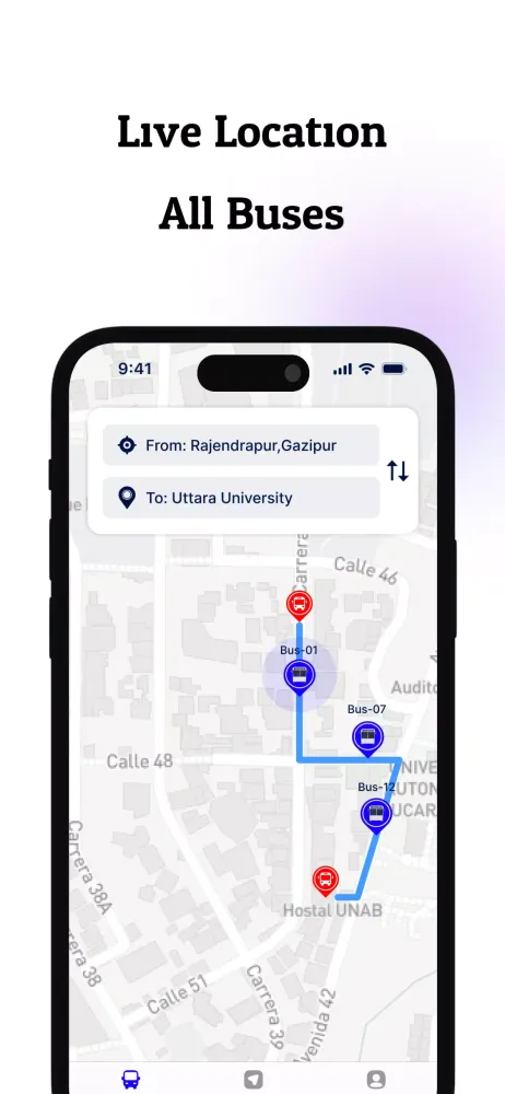 UU Bus Service Screenshots