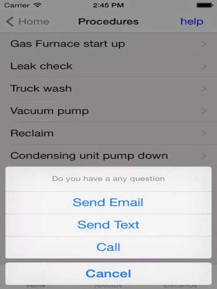 ภาพหน้าจอของ HVAC - A Quality HVAC Service iPad 