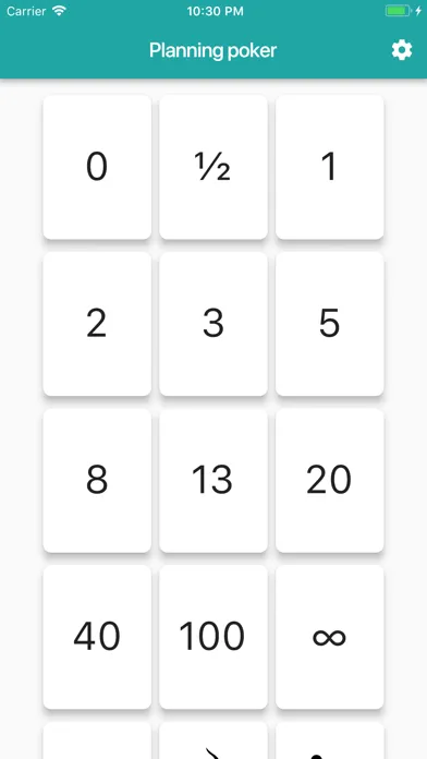 Ảnh chụp màn hình của Planning Poker for scrum