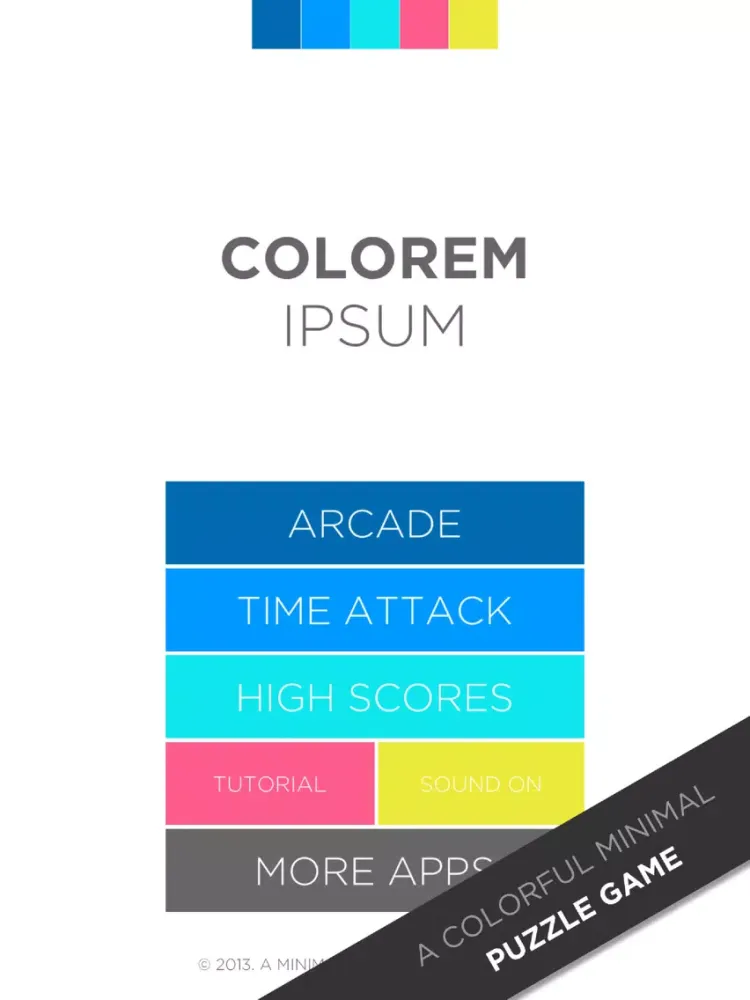 ภาพหน้าจอของ Colorem Ipsum iPad 