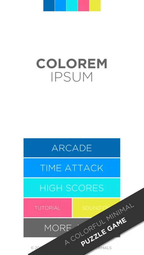 ภาพหน้าจอของ Colorem Ipsum