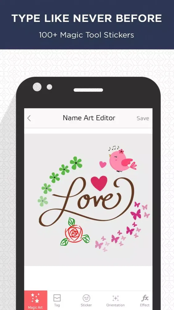 Screenshot di Name Art