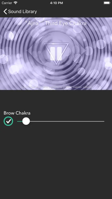Captures d'écran de Chakra Balance Meditations