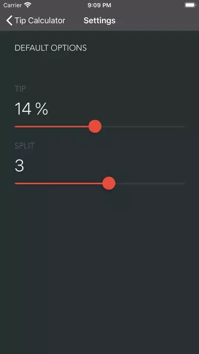 Minimalist Tip Calculator Screenshots
