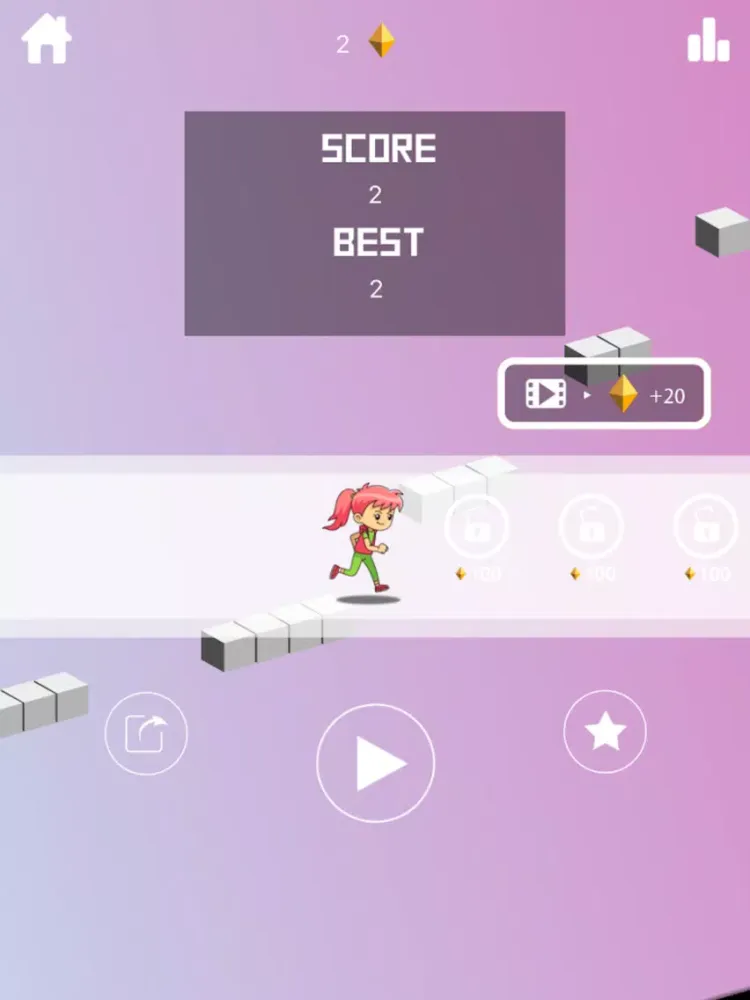 Tangkapan layar Juju on the Beat iPad 