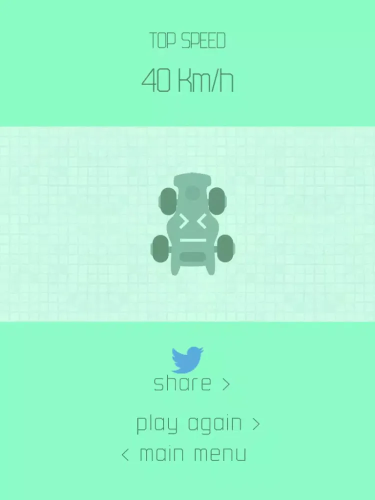 Tangkapan layar Speedy Go-Kart iPad 