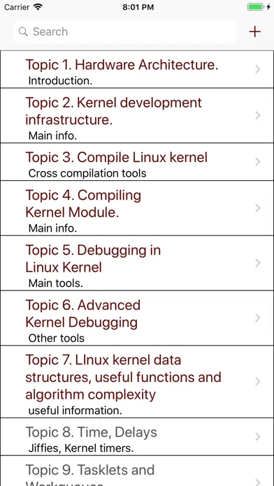 Tangkapan skrin Linux Kernel Interview