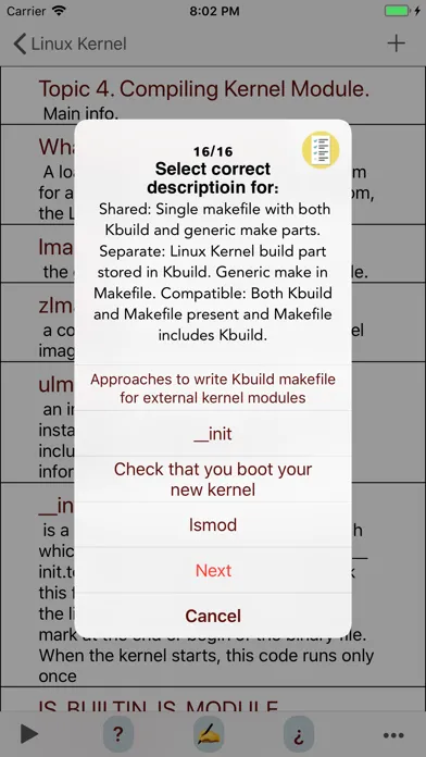 Tangkapan skrin Linux Kernel Interview