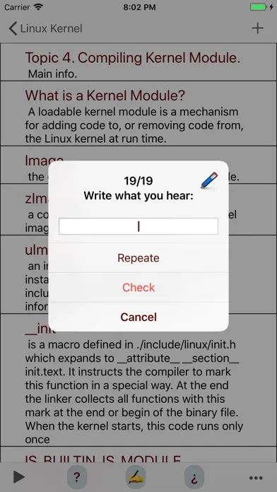 Tangkapan skrin Linux Kernel Interview