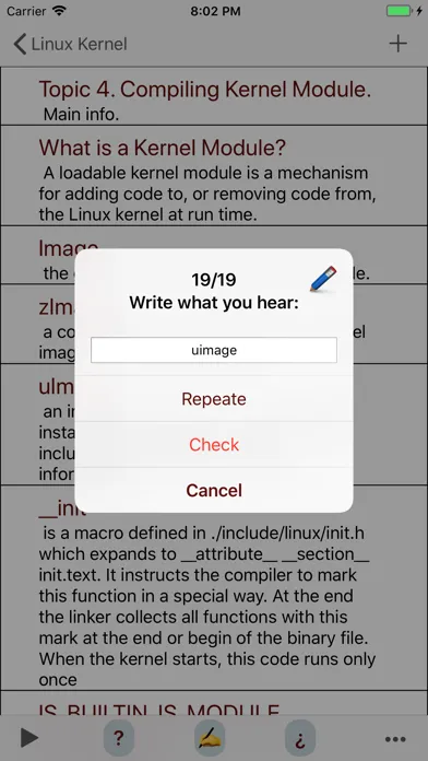 Tangkapan skrin Linux Kernel Interview