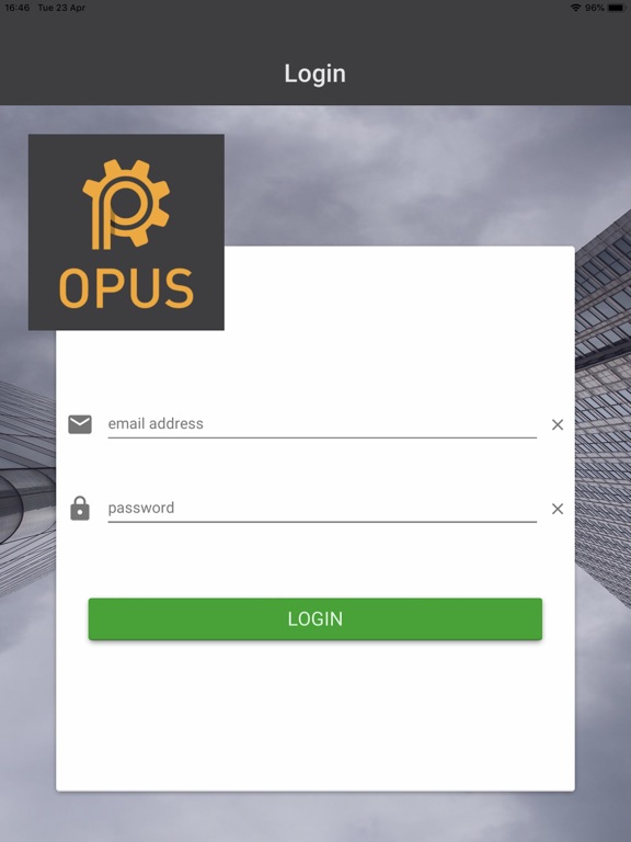 OPUS4Business iPad  Screenshots
