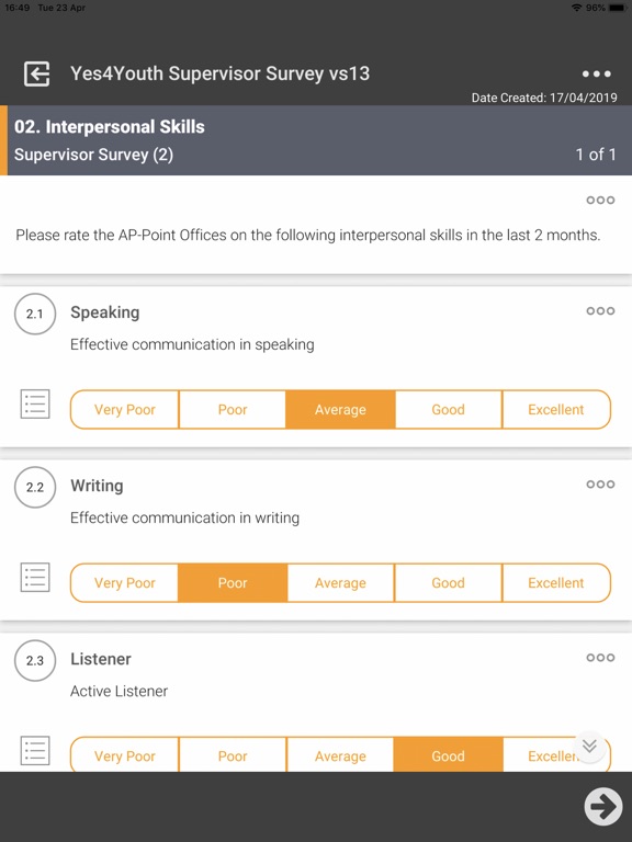 OPUS4Business iPad  Screenshots