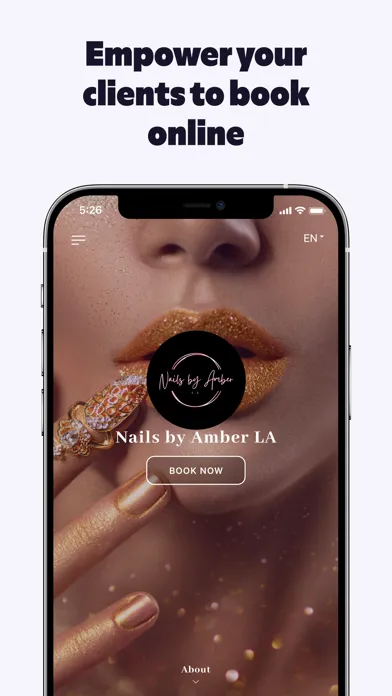 ภาพหน้าจอของ Goldie: Appointment Scheduler