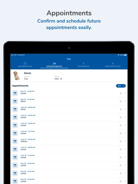 Zrzuty ekranu Brandon Lakes Animal Hospital iPad 