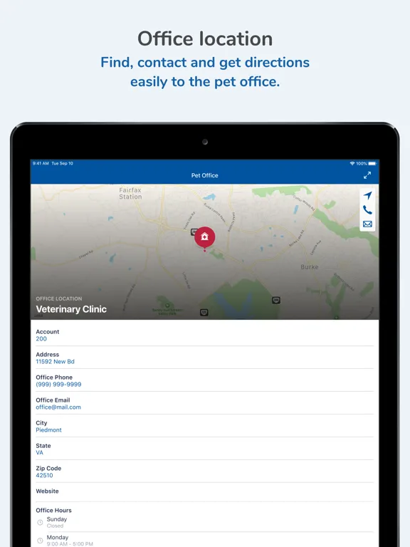Zrzuty ekranu Brandon Lakes Animal Hospital iPad 