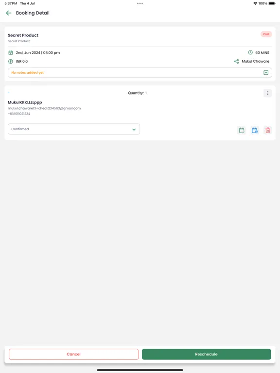 Capturas de pantalla de Appointment Booking - Appointo iPad 