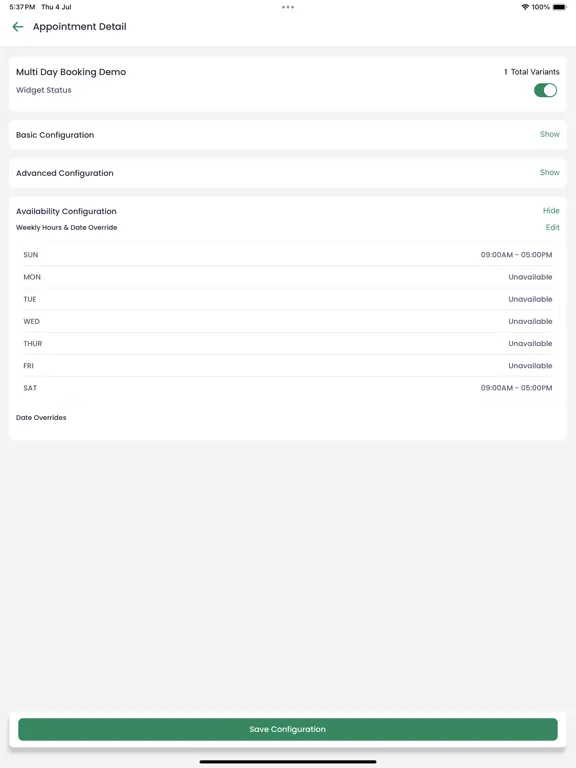 Capturas de pantalla de Appointment Booking - Appointo iPad 
