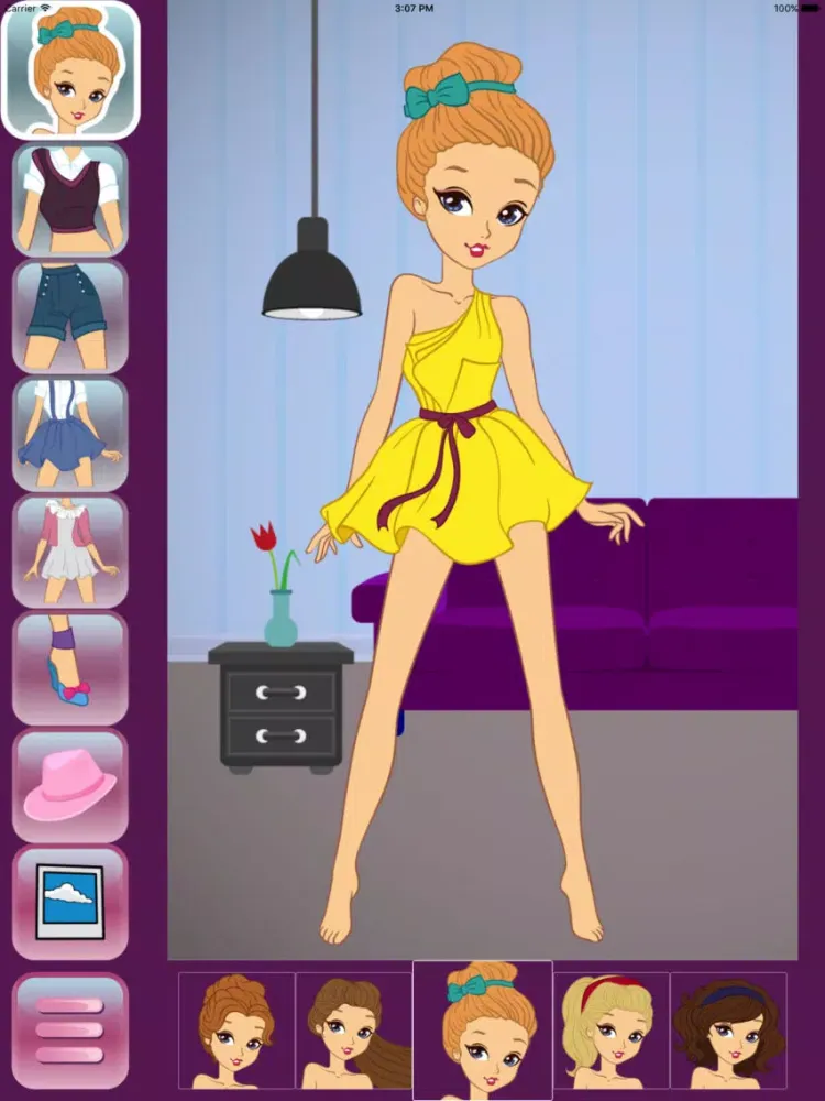 Girly Dress Up iPad 应用截图