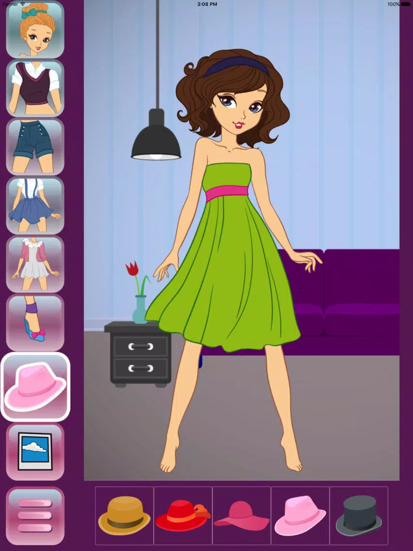 Ảnh chụp màn hình của Girly Dress Up iPad 