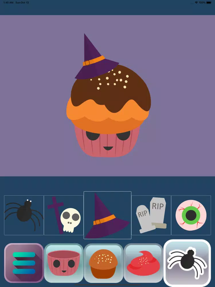 Capturas de tela do Halloween Cakes iPad 