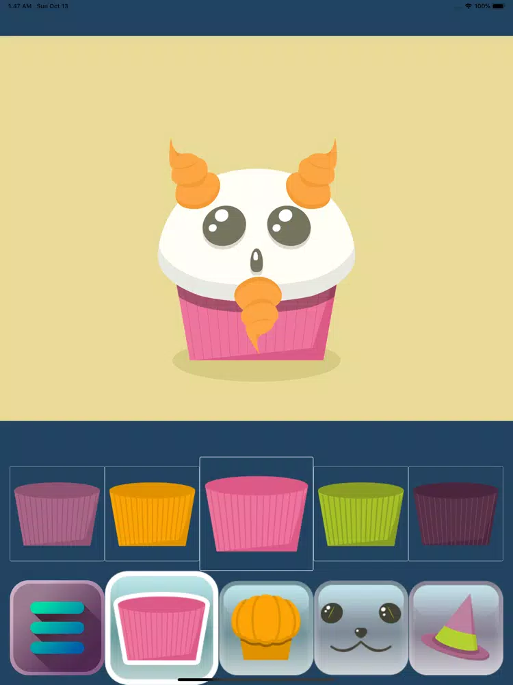 Capturas de tela do Halloween Cakes iPad 